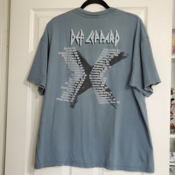 Def Leppard concert tee X tour 2006 XL Band  Merchandise Fan - Picture 2 of 6